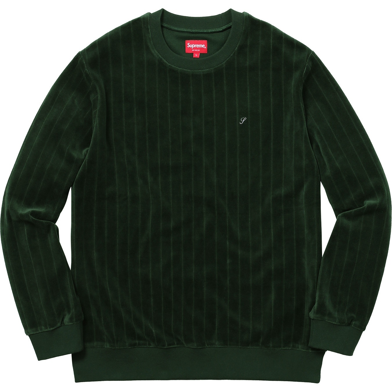 Ribbed Velour Crewneck view 7